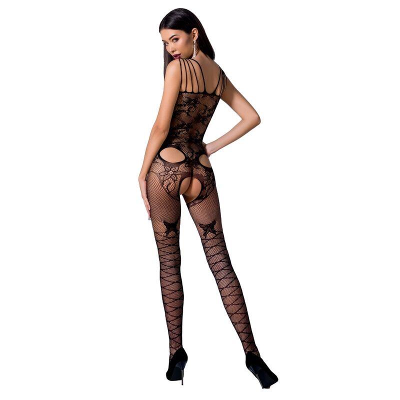 PASSION WOMAN BS076 BODYSTOCKING TAMANHO uNICO PRETO