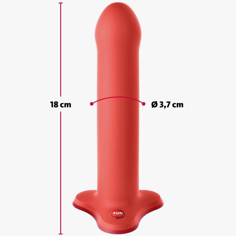 FUN FACTORY MAGNUM DILDO FLASHY CORAL