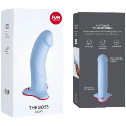 FUN FACTORY THE BOSS REALISTIC DILDO DOVE AZUL