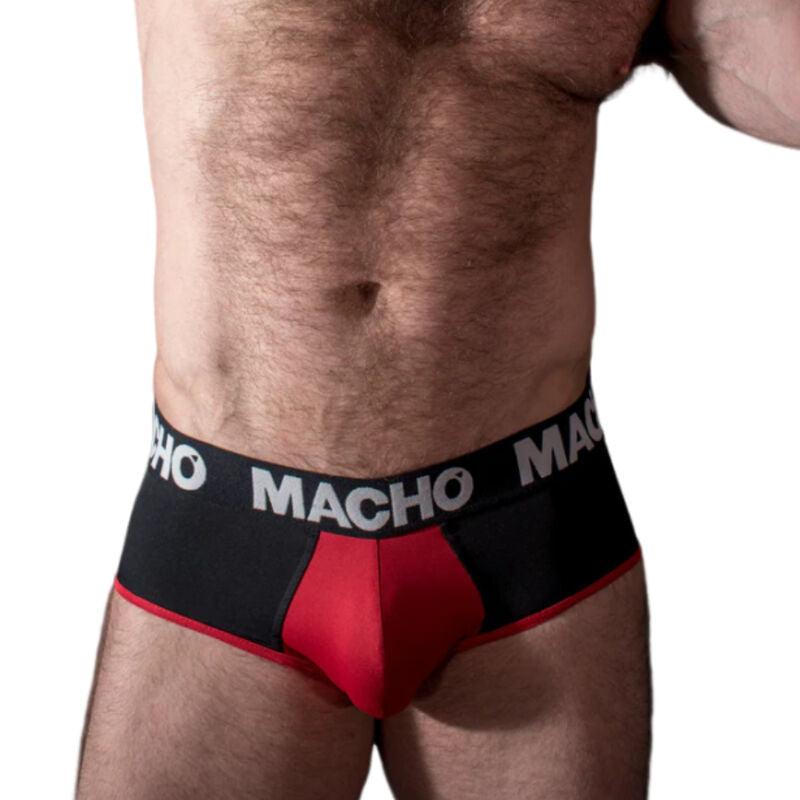 MACHO MS26N SLIP PRETO VERMELHO S