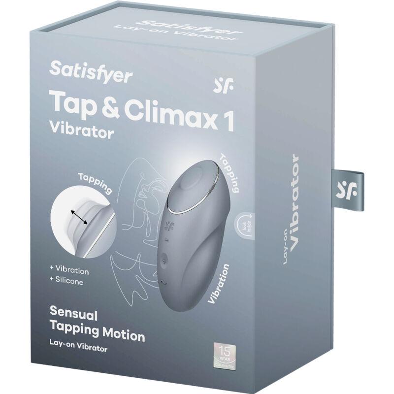 SATISFYER TAP CLIMAX 1 VIBRADOR LAY ON CINZA