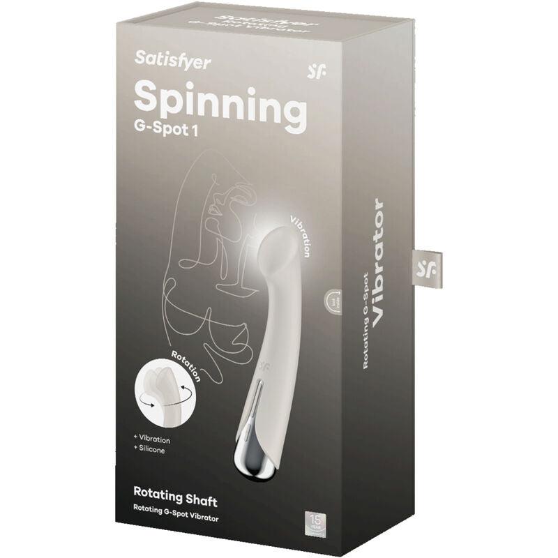 SATISFYER SPINNING G SPORT 1 VIBRADOR ROTATOR BEGE