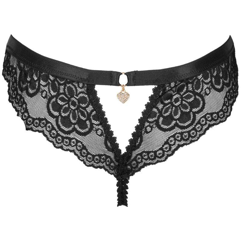 LIVCO CORSETTI FASHION OKSURIN PANTY CROTCHLESS PRETO