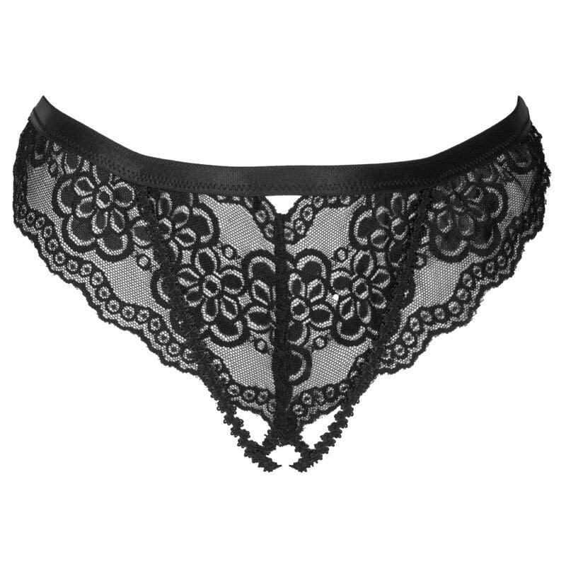 LIVCO CORSETTI FASHION OKSURIN PANTY CROTCHLESS PRETO