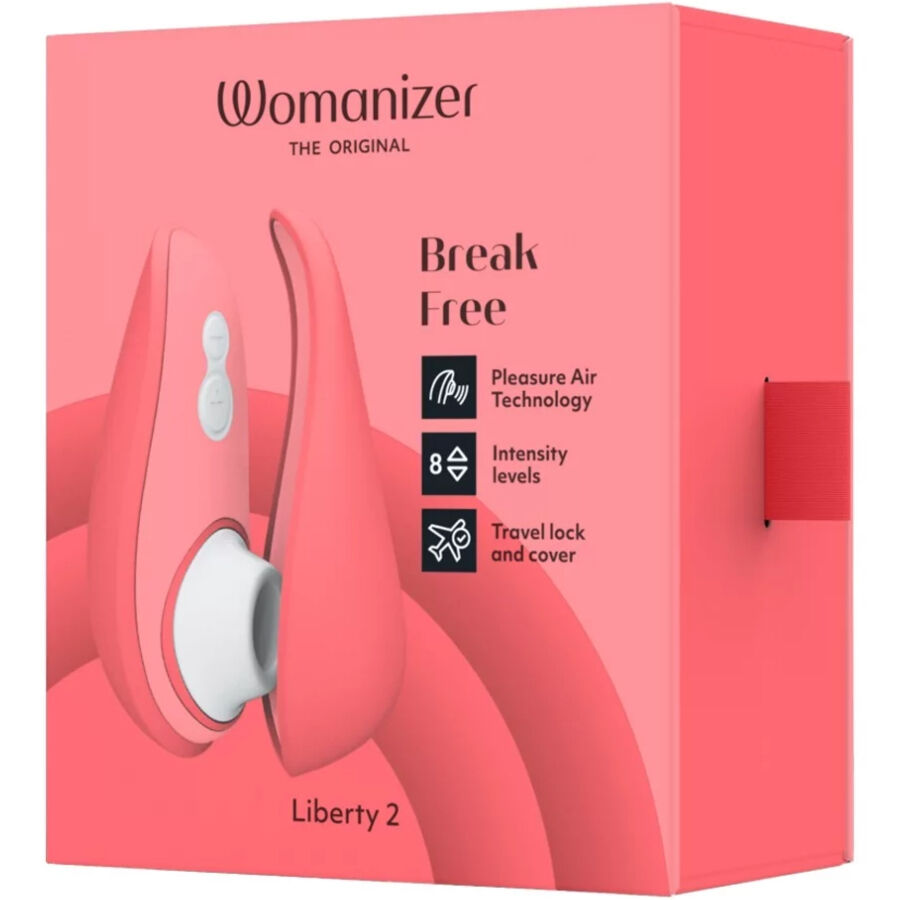 WOMANIZER LIBERTY 2 ESTIMULADOR DE CLITORIS SUCKER ROSA