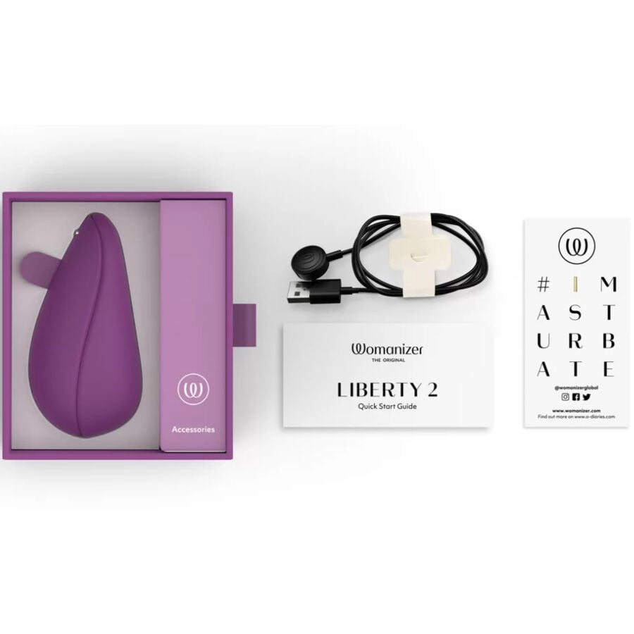 WOMANIZER LIBERTY 2 ESTIMULADOR DE CLITORIS SUCKER VIOLETA