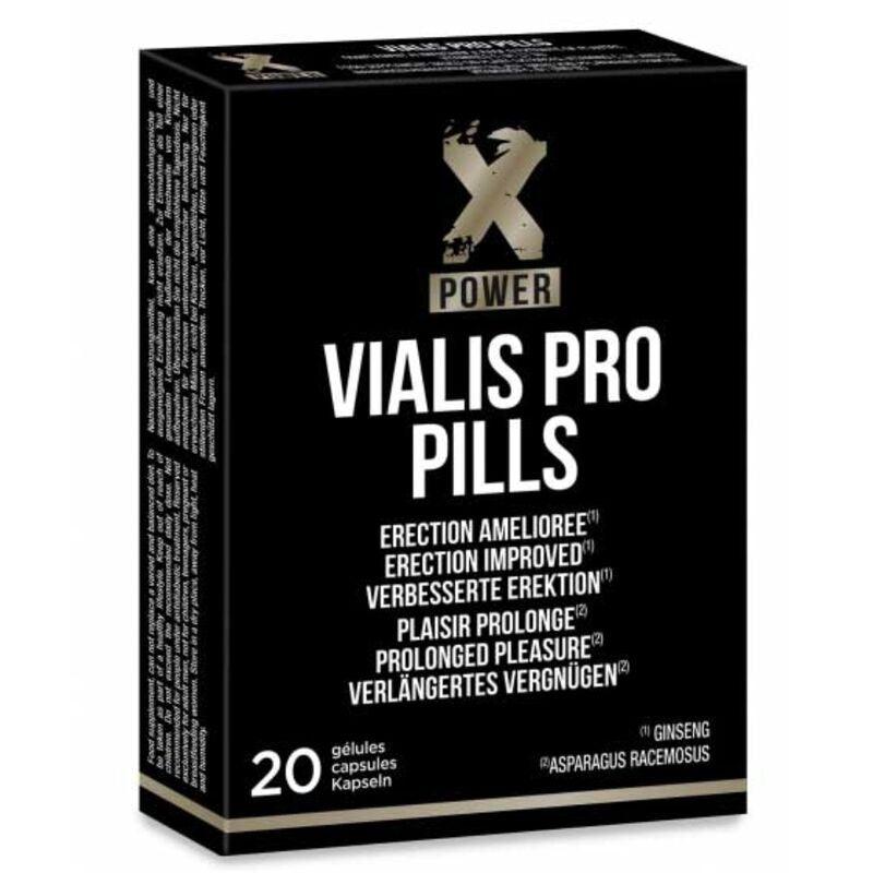 X POWER VIALIS PRO ERECaO MELHORADA 20 COMPRIMIDOS