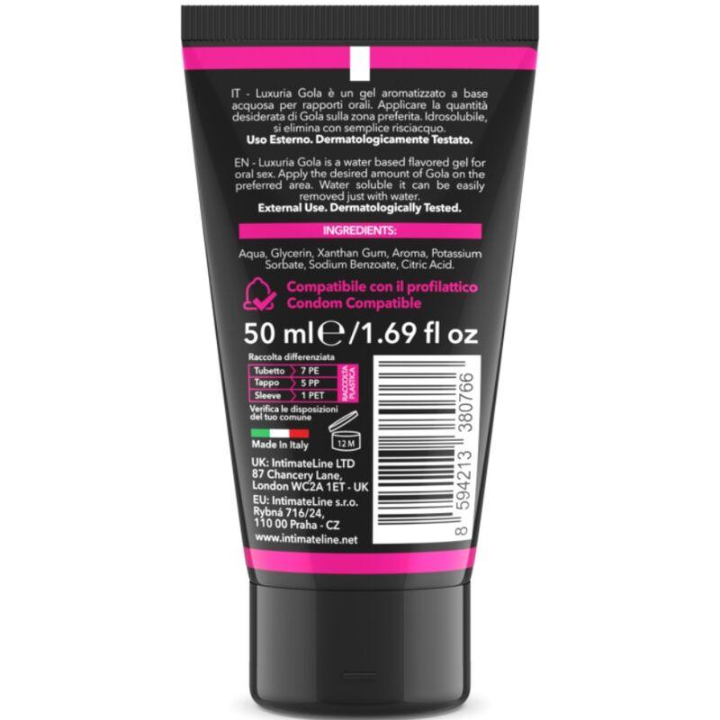 INTIMATELINE LUXURIA SEXO ORAL GEL SABOR CEREJA 50 ML