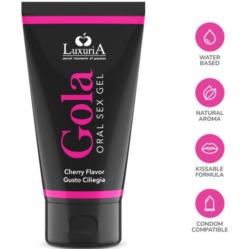 INTIMATELINE LUXURIA SEXO ORAL GEL SABOR CEREJA 50 ML