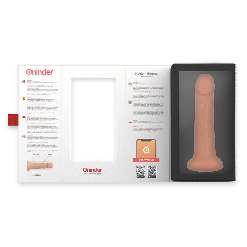 ONINDER DILDO VIBRADOR BOGOTa MeDIO 9 VELOCIDADES NATURAL 22 CM O 45 CM APLICATIVO GRATUITO