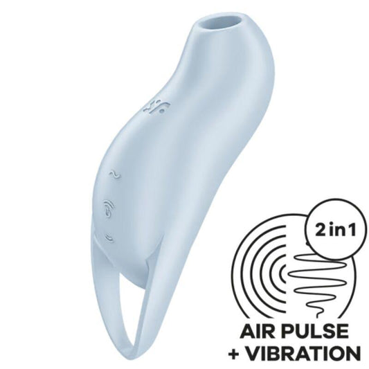 SATISFYER ESTIMULADOR DE CLIToRIS POCKET PRO 1 AZUL CLARO