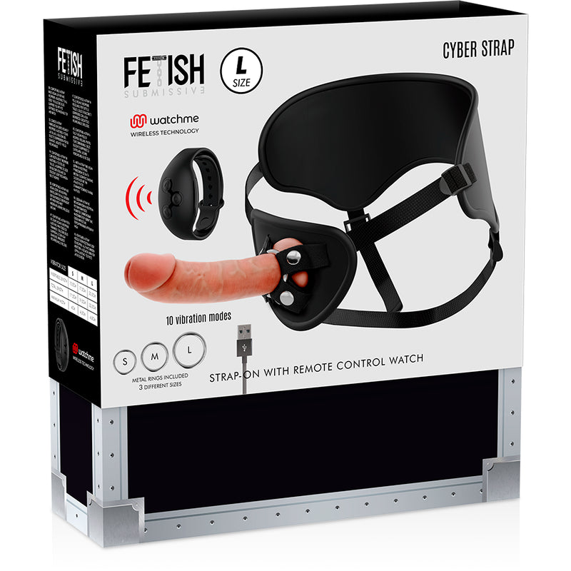 FETISH SUBMISSIVE CYBER STRAP ARNeS COM TECNOLOGIA DILDO WATCHME L DE CONTROLE REMOTO