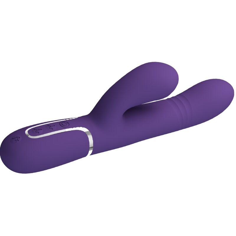 PRETTY LOVE VIBRADOR MULTIFUNCaO G SPOT ROXO