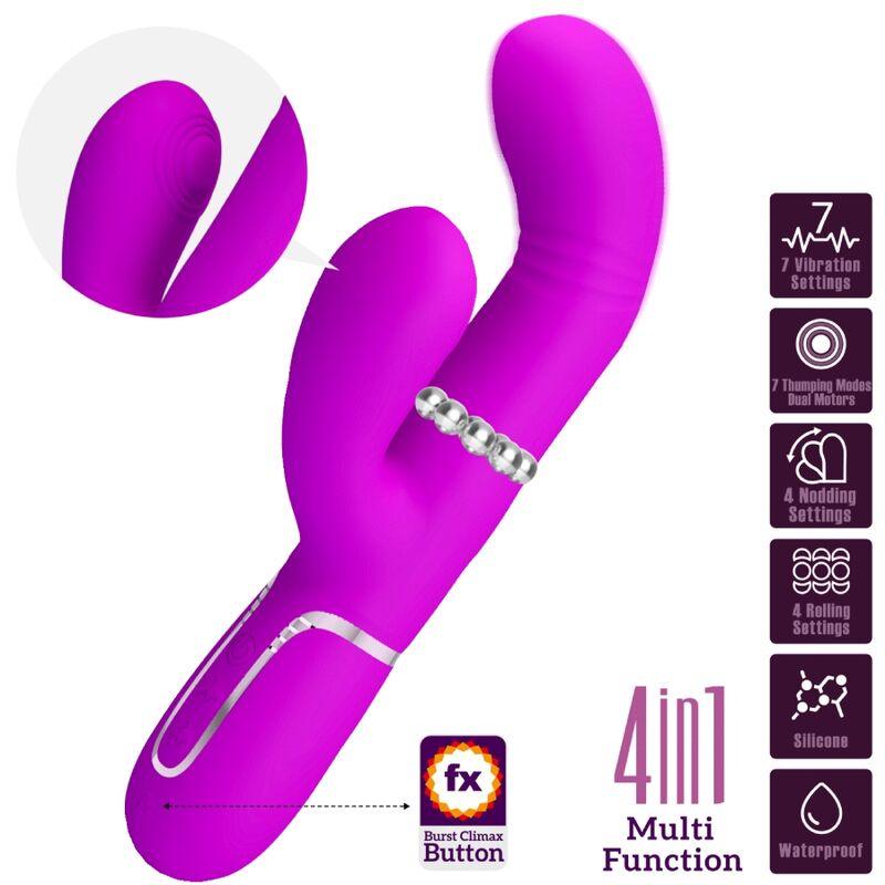 PRETTY LOVE VIBRADOR MULTIFUNCaO G SPOT FuCSIA