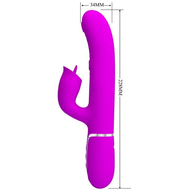 BONITO AMOR VIBRADOR DE COELHO COM LAMBEDURA FuCSIA