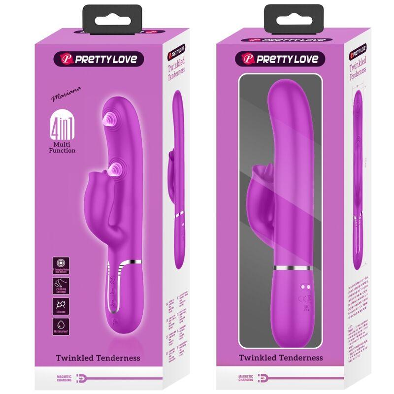 BONITO AMOR VIBRADOR DE COELHO COM LAMBEDURA FuCSIA