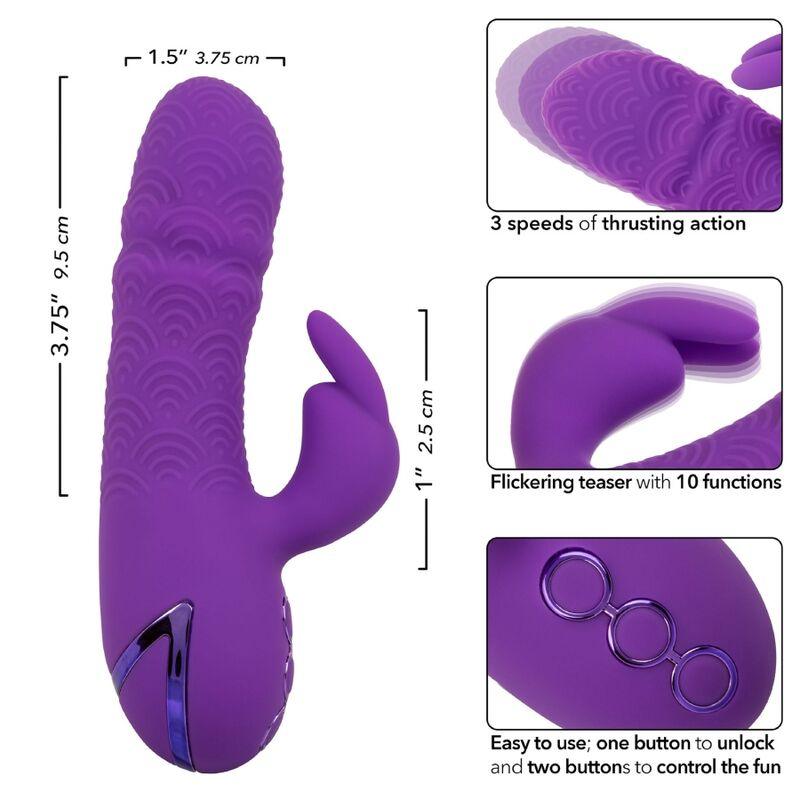 CALEXOTICS MANHATTAN BEACH MARVEL VIBRADOR COELHO ROXO POR CALIFORNIA DREAMING