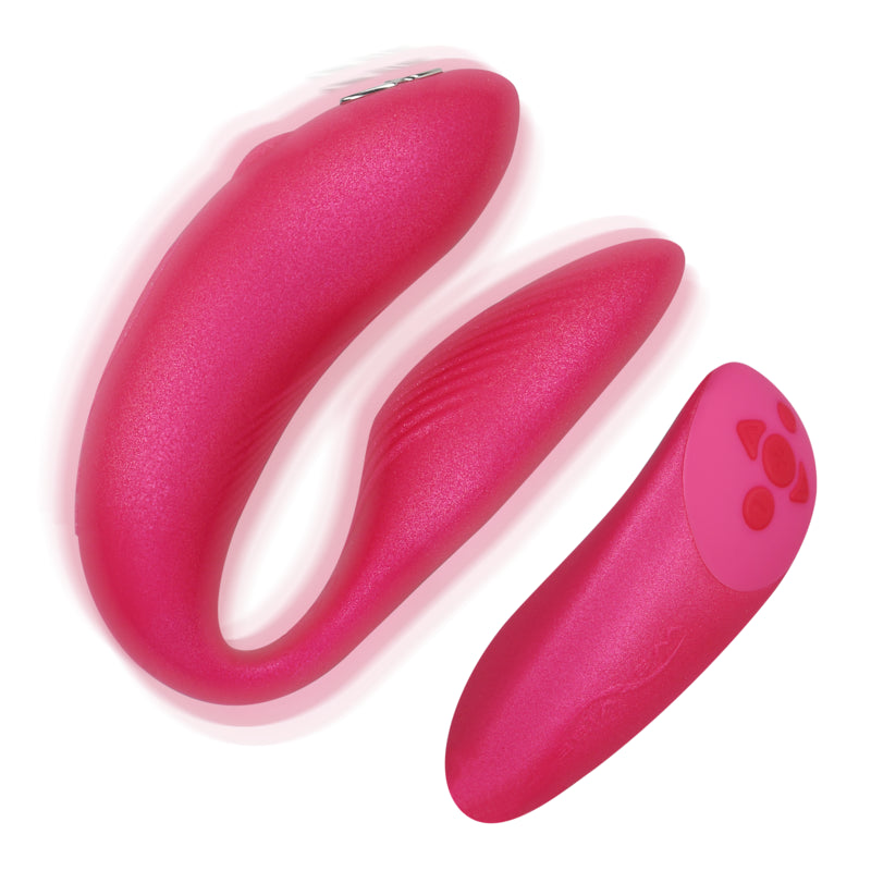 WE VIBE VIBRADOR WE VIBE CHORUS PARA CASAIS COM SQUEEZE CONTROL ROSA