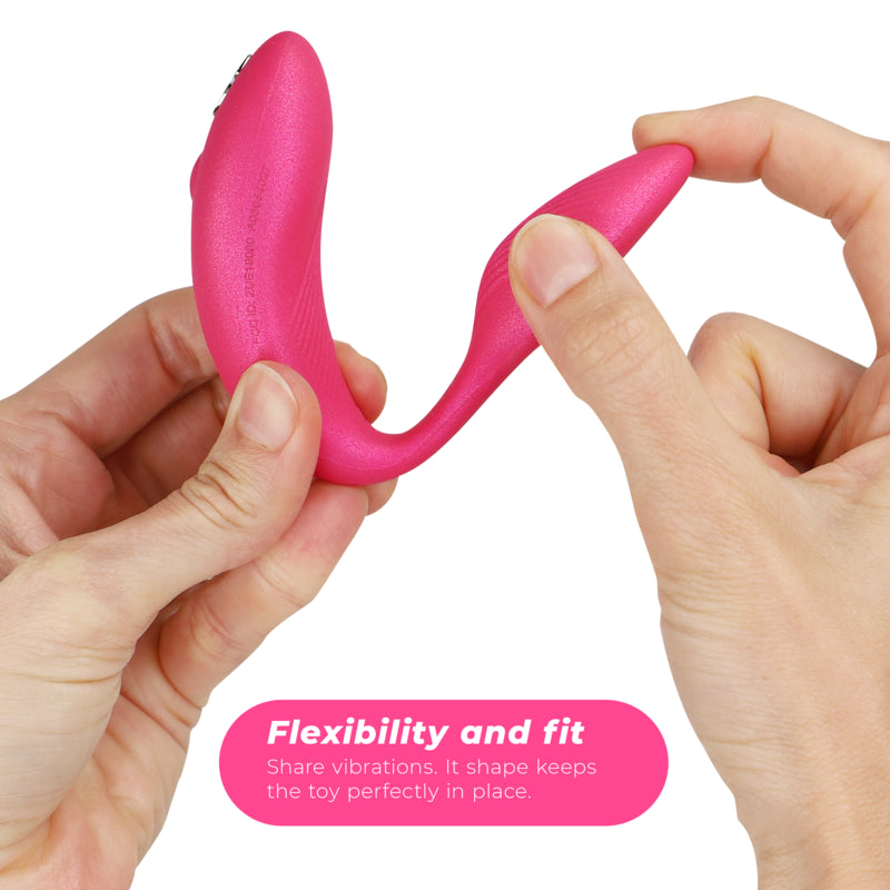 WE VIBE VIBRADOR WE VIBE CHORUS PARA CASAIS COM SQUEEZE CONTROL ROSA