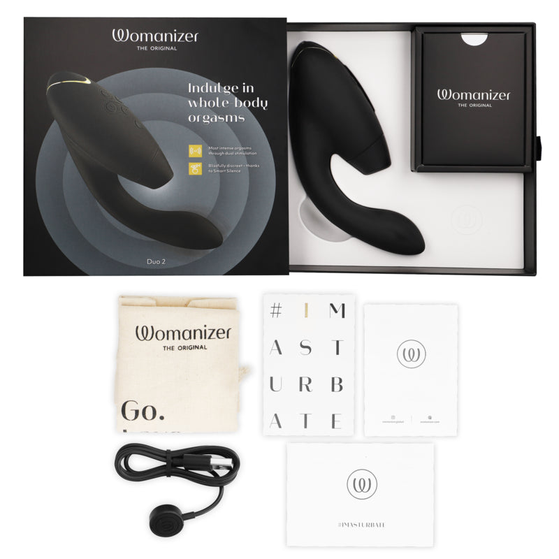 WOMANIZER DUO 2 ESTIMULADOR PRETO