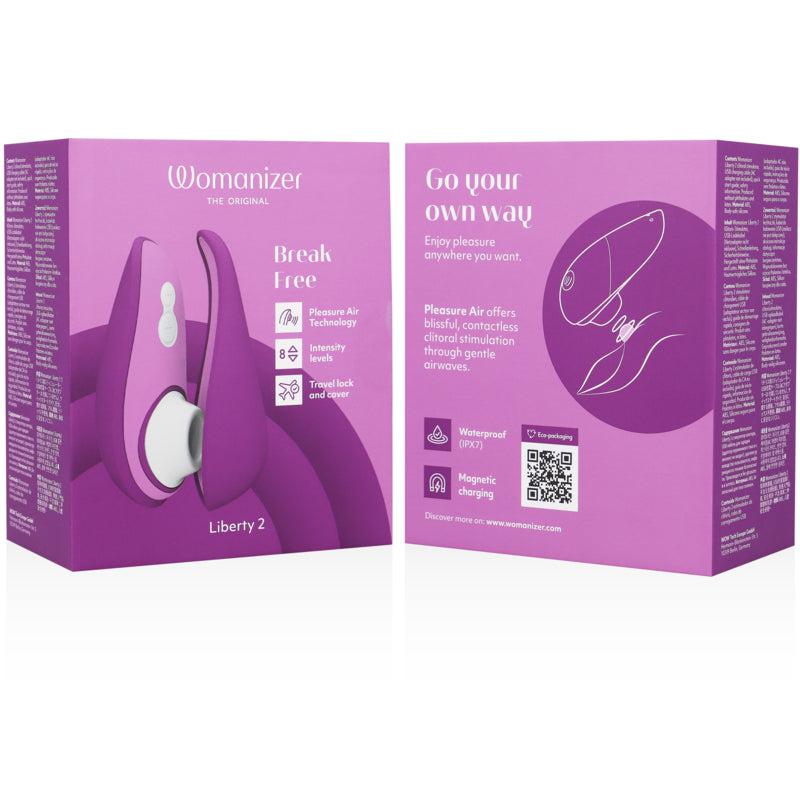 WOMANIZER LIBERTY 2 ESTIMULADOR DE CLITORIS SUCKER VIOLETA