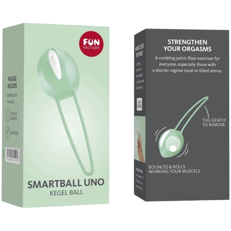 FUN FACTORY SMARTBALL UNO PELVIC BALL BRANCO PISTACHIO VERDE