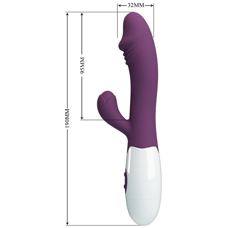 PRETTY LOVE VIBRADOR SNAPPY G SPOT ROXO