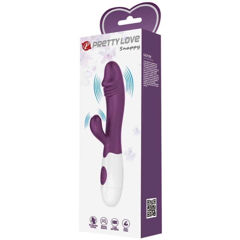 PRETTY LOVE VIBRADOR SNAPPY G SPOT ROXO