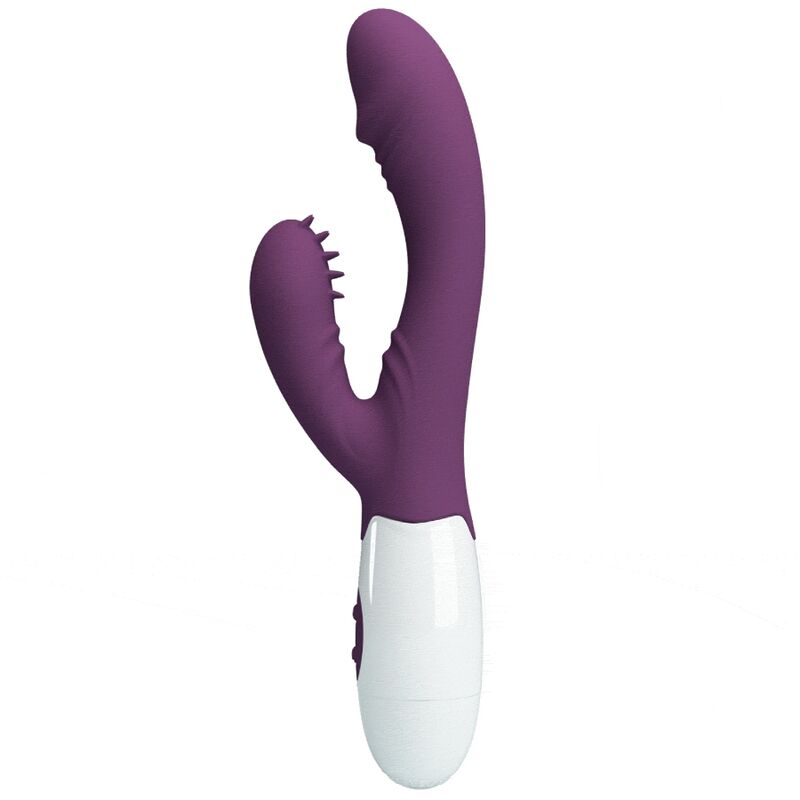 PRETTY LOVE BUTTERFLY KISS VIBRADOR DE COELHO E ESTIMULADOR DE PONTO G ROXO