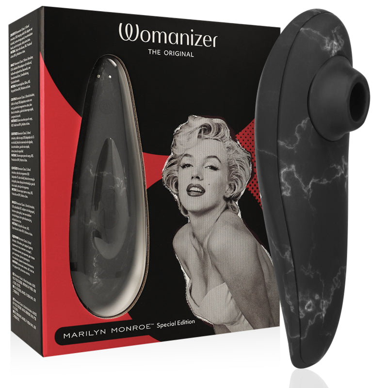 WOMANIZER MARILYN MONROE CLASSIC 2 CLITORAL STIMULATOR BLACK MARBLE