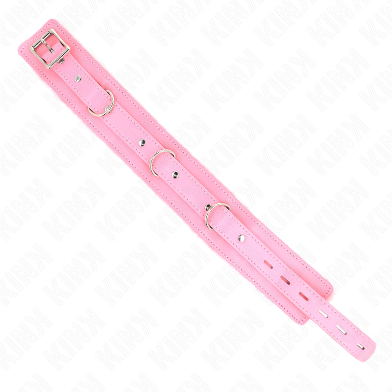 KINK COLAR COM TRELA 65 CM COM RESTRIaaES ROSA 36 42 CM X 55 CM