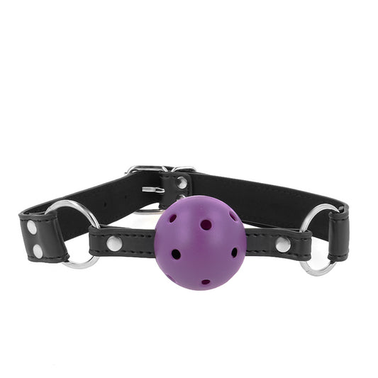 KINK BOLA RESPIRaVEL 4 CM MORDAaA COM REBITE DUPLO ROXO 625 x 25 CM AJUSTaVEL 42 58 CM