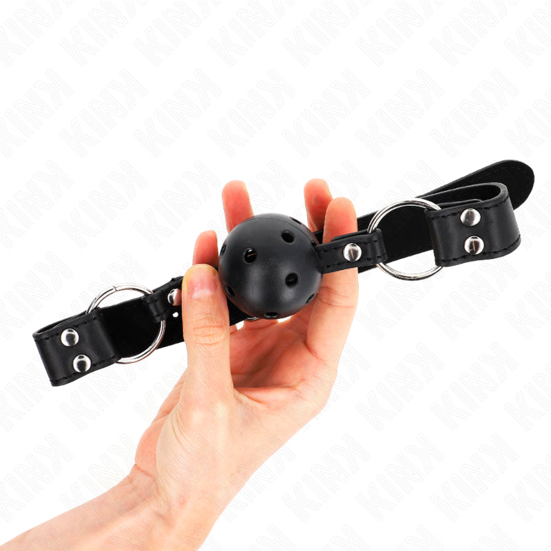 KINK BOLA RESPIRaVEL 4 CM MORDAaA COM REBITE DUPLO MODELO 1 PRETO 625 x 25 CM AJUSTaVEL 42 58 CM