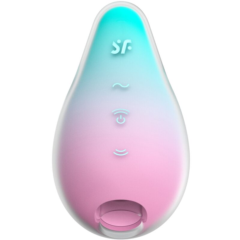 SATISFYER MERMAID VIBES ESTIMULADOR E VIBRADOR MENTA E ROSA