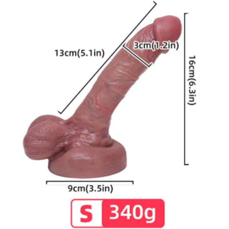 ARMONY DILDO SILICONE LaQUIDO REALISTA 13 CM