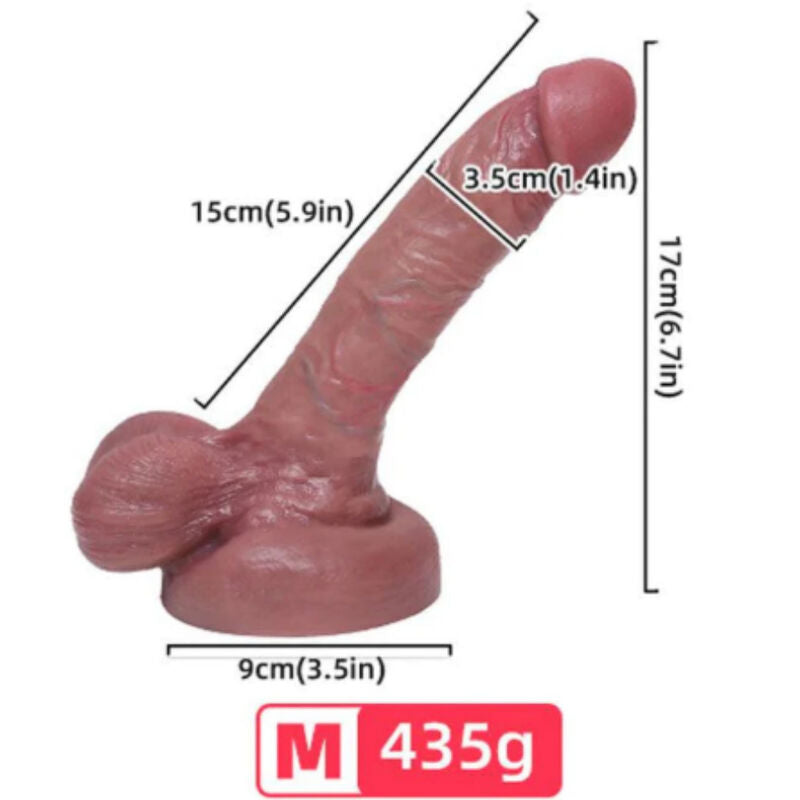 ARMONY DILDO SILICONE LaQUIDO REALaSTICO 15 CM