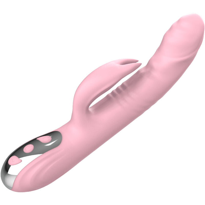 ARMONY VIBRADOR DE COELHO TOTALMENTE ROSA EFEITO DE CALOR