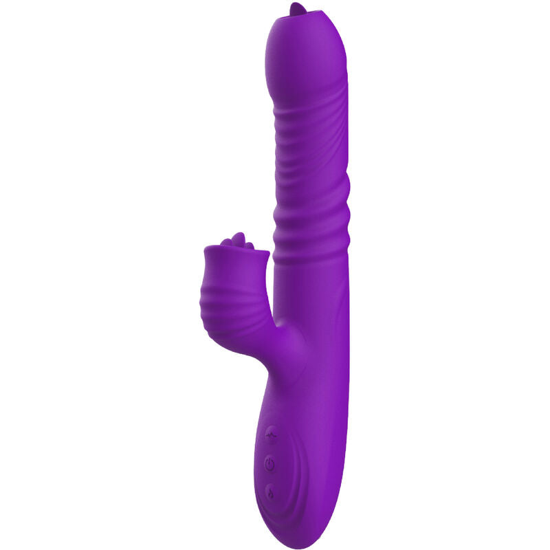 ARMONY VIBRADOR DE COELHO TOTALMENTE G SPOT COM EFEITO DE CALOR VIOLETA DE LaNGUA ESTIMULANTE