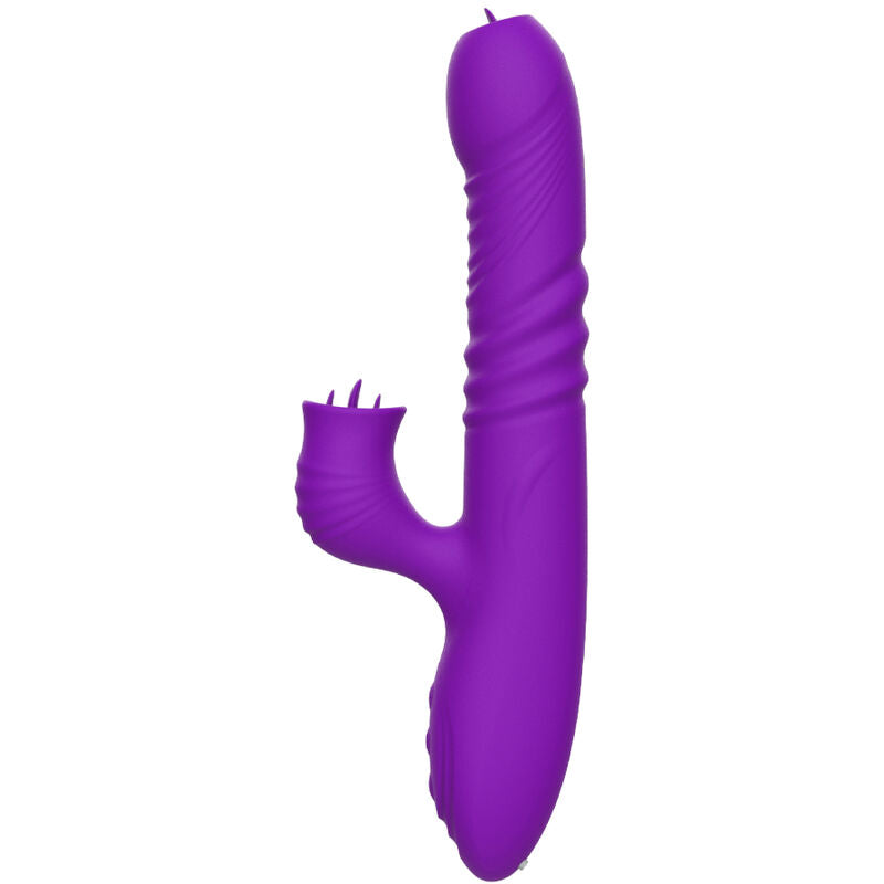 ARMONY VIBRADOR DE COELHO TOTALMENTE G SPOT COM EFEITO DE CALOR VIOLETA DE LaNGUA ESTIMULANTE