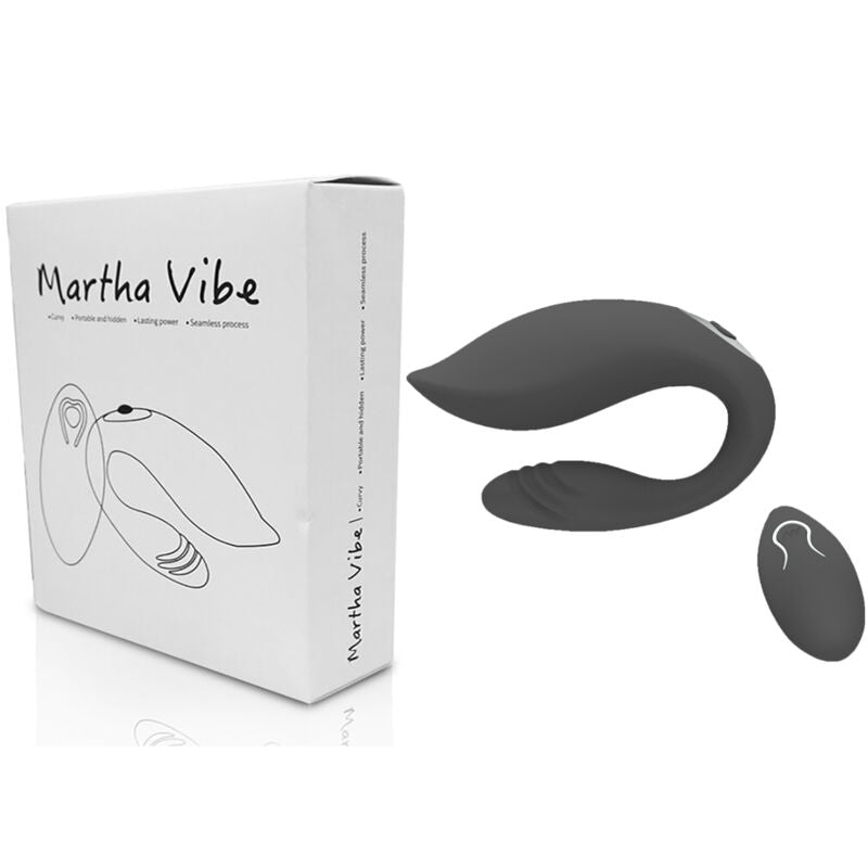 ARMONY MARTHA VIBRADOR PARA CASAIS PRETO CONTROLE REMOTO