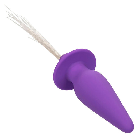 CALEXOTICS SOUTHERN LIGHTS LIGHT UP ANAL PLUG 10 VIBRAaaES SILICONE ROXO