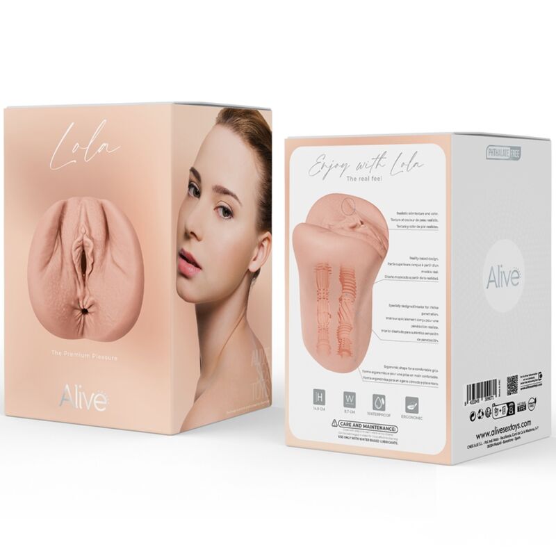 ALIVE FLEX MASTURBADOR MASCULINO VAGINAL TAMANHO M