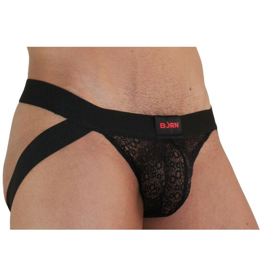 BURN 005 JOCK LINGERIE PRETO XL