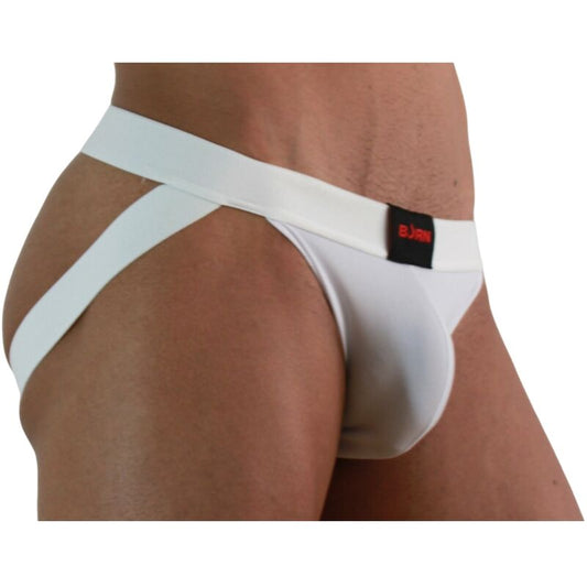 BURN 007 JOCK LYCRA BRANCO XL