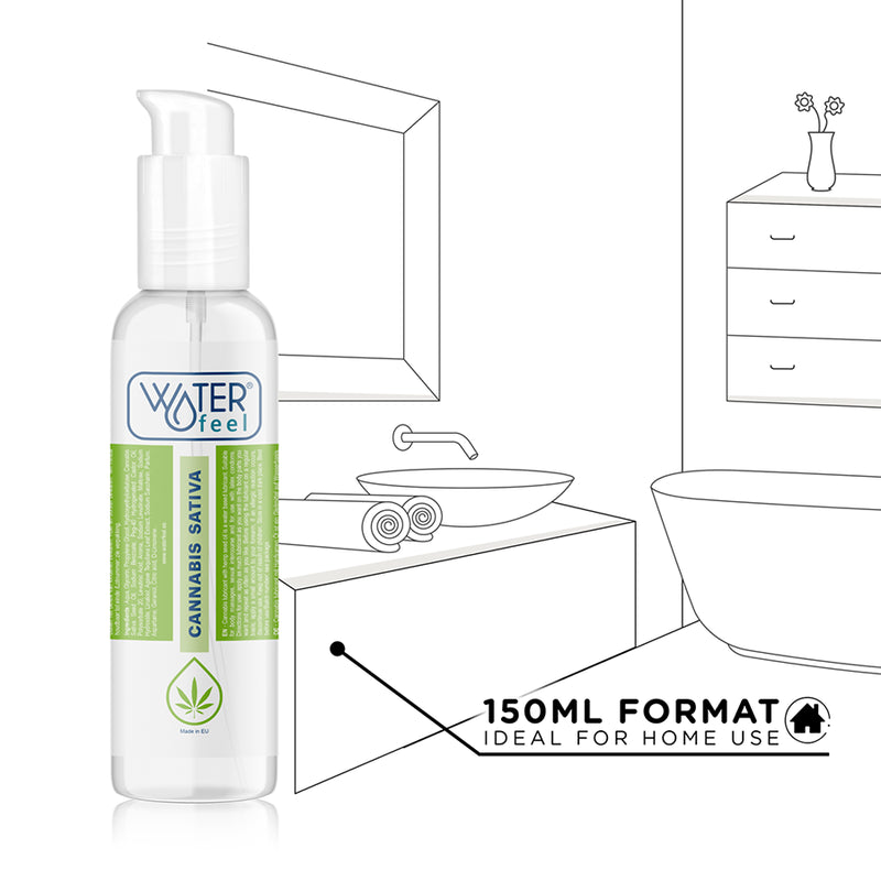 WATERFEEL LUBRIFICANTE DE CANNABIS 150 ML VALIDADE 31 01 25