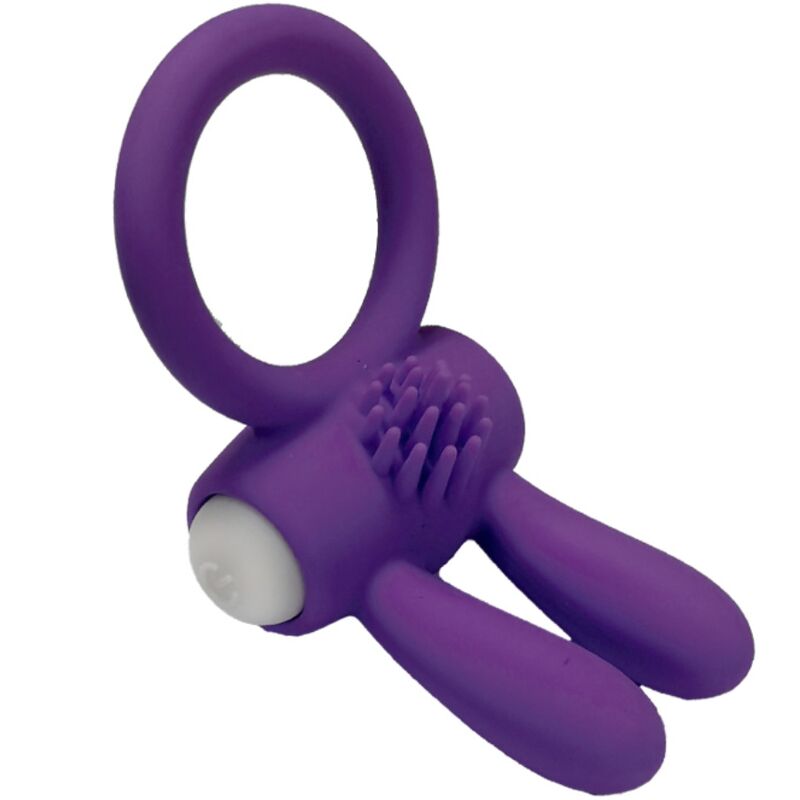 ARMONY MR BUNNY ANEL VIBRADOR SILICONE ROXO