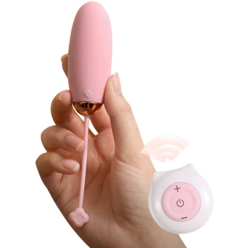 ARMONY KITTY FUN EGG VIBRADOR CONTROLE REMOTO 10 VIBRAaaES ROSA