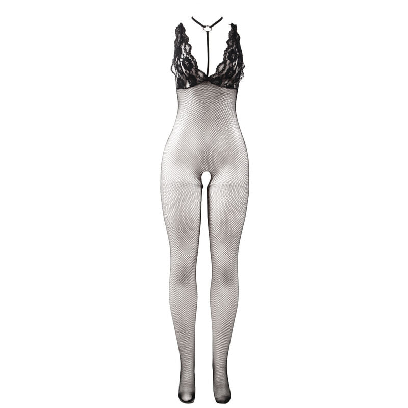 SUBBLIME 951993 BODYSTOCKING SEM COSTAS DE REDE TRANSPARENTE PRETO TAMANHO aNICO