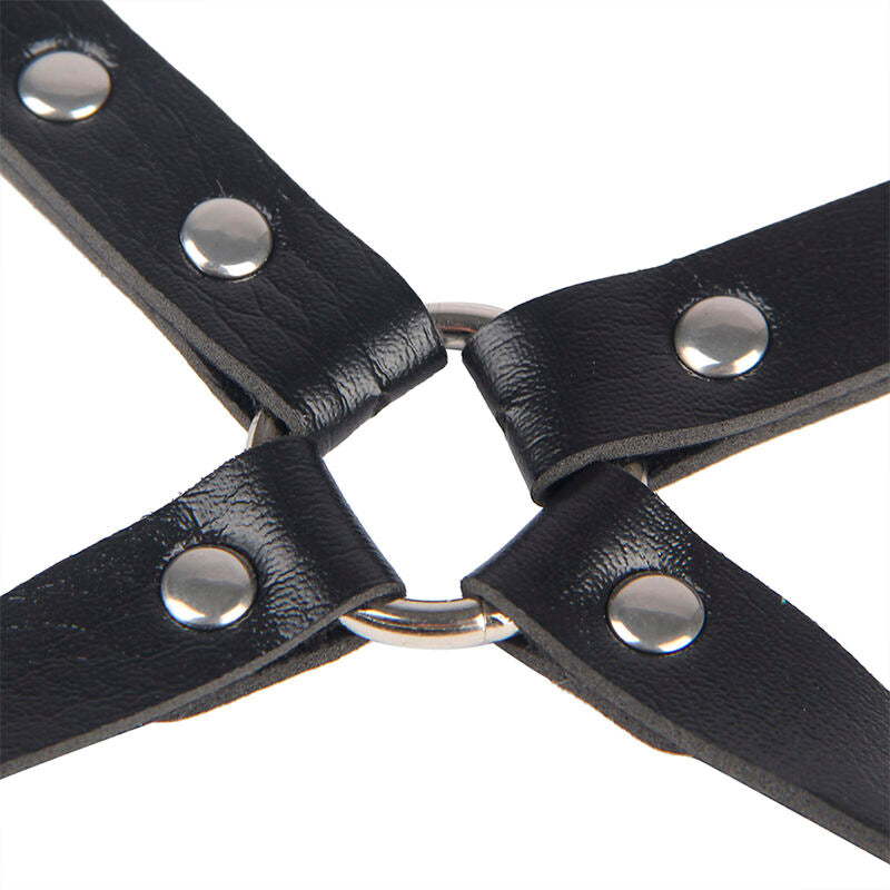 SUBBLIME 953690 ALGEMAS COM CINTO DE BONDAGE PRETO TAMANHO aNICO