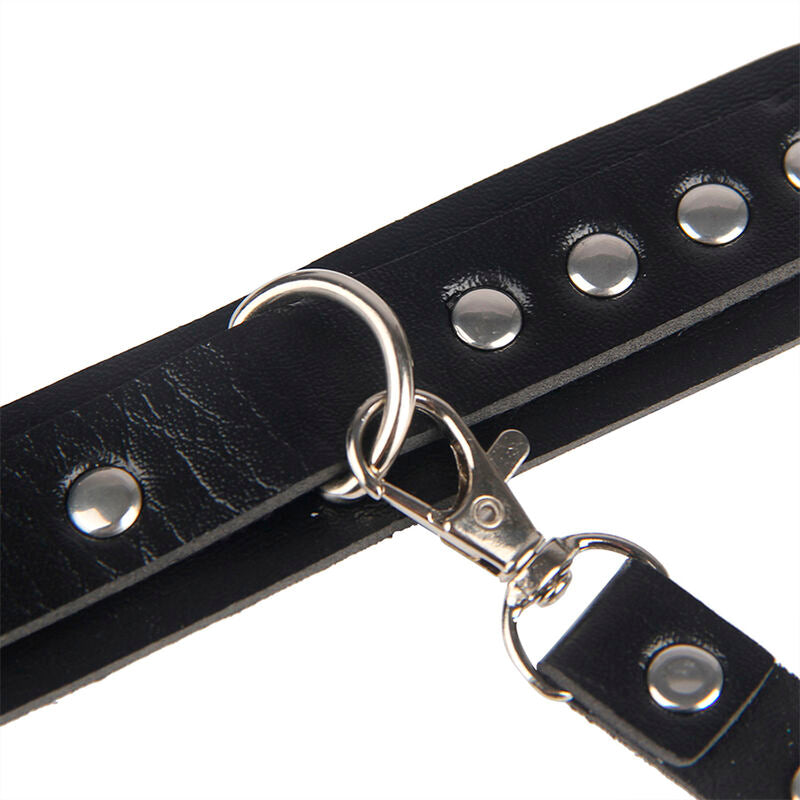 SUBBLIME 953690 ALGEMAS COM CINTO DE BONDAGE PRETO TAMANHO aNICO